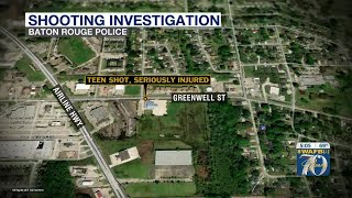 Teen seriously injured in shooting