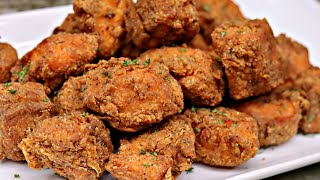 CRISPY Salmon Nuggets Recipe