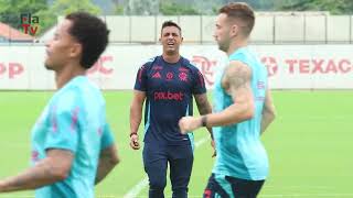 Imagens do treino do Flamengo desta terça-feira (28/01)