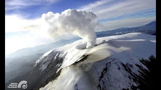Alerta naranja en volcán Nevado del Ruiz se mantendrá por varias semanas, advirtió SGC