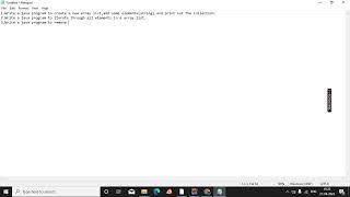 write a java program to iterate through all elements in a array list and remove third element