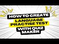 Create a Language Practice Test in WordPress (Step By Step)