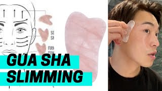 gua sha facial massage for slimming face at home