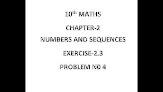 10TH MATHS EXERCISE 2.3 Q.no 4 SOLVE 3x-2 ≡ 0 (mod 11) #TAMIL