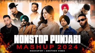 Nonstop Punjabi Mashup 2024 | Shubh ft. Sonam Bajwa | Nain Tere Chain Mere Jukebox | Another Vibes