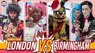 😍COSPLAY FROM MCM LONDON VS MCM BIRMINGHAM SHOWDOWN 🔥 ft. Arcane, Hazbin, Deadpool, FNAF, and MORE!