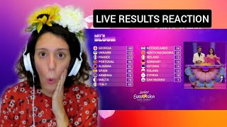 Junior Eurovision 2024 live results REACTION