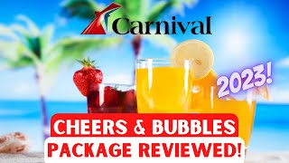 Cheers and Bottomless Bubbles 2023! Worth it? Carnival Drink Packages explained!