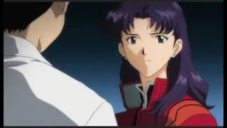 Misato and Shinji | Evangelion 1.0