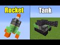 4 Easy Redstone Vehicles in Minecraft!