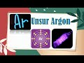 TENTANG ARGON | UNSUR ARGON | UNSUR GOLONGAN GAS MULIA | NOBLE GAS | SCIENCE STORY | argon element