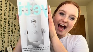 ASMR Unboxing My NEW Blue Yeti Microphone! (Soft Spoken,Tapping) ⭐️