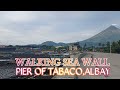 WALKING TO SEA WALL PIER OF TABACO CITY, ALBAY#tabaco