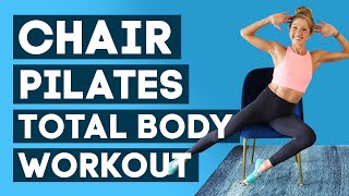 Chair Pilates Total Body Workout | Chair Pilates Full Body Workout (NO IMPACT!)