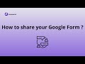 How to create a QR Code and share a Google Form via social media?