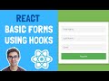 How to make a Basic Form using React Hooks | Beginner React Projects