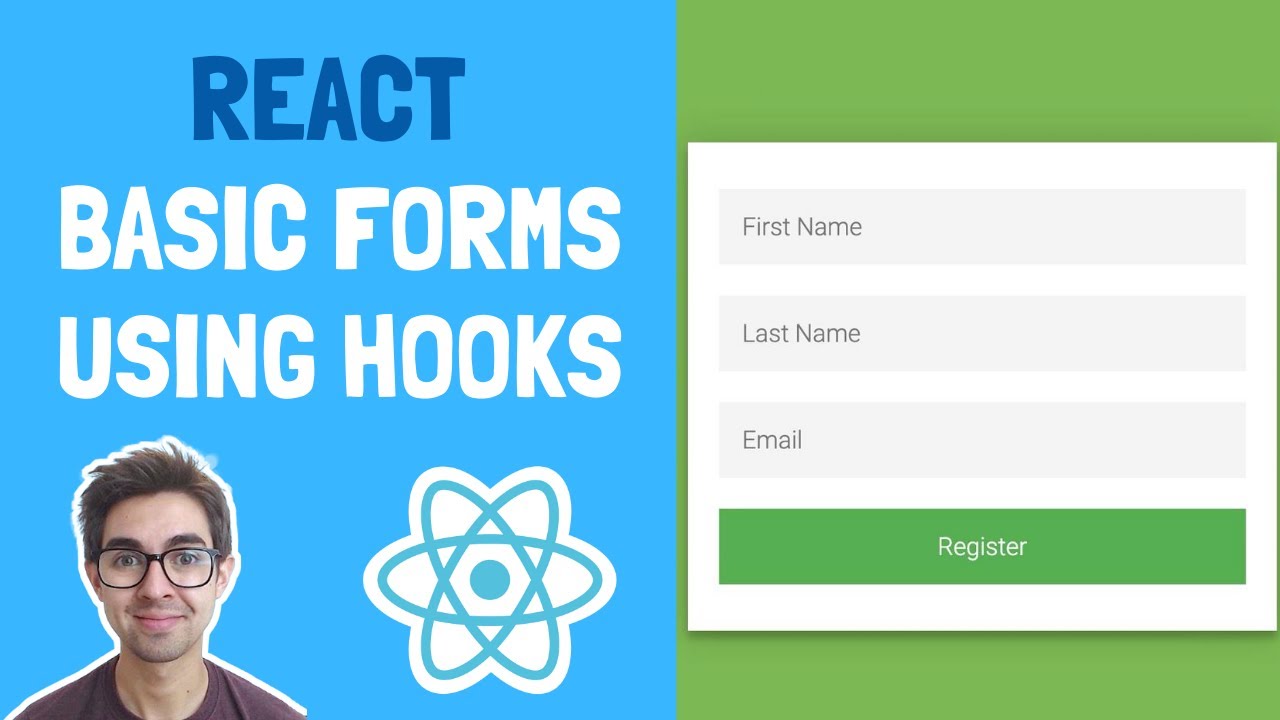 How To Make A Basic Form Using React Hooks | Beginner React Projects ...