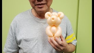 5 Minutes DIY a One balloon Little Piggy 5分钟学会自制单球小猪猪