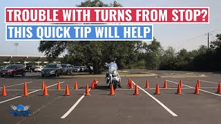Turning From Stop On Motorcycle Checkout This Quick Tip That Will Help