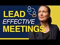 How to LEAD a Meeting EFFECTIVELY: Facilitate Your First Meeting With a New Team