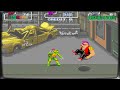 Teenage Mutant Nina Turtles Arcade Longplay. Raphael