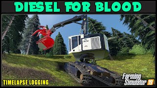 Some Steep Timberpro Bunching! ⛽ DFB #56 ⛽ ✔ Farming Simulator 2019 ✔ FDR Logging