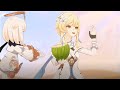 Go To Fontaine : Lumine and Paimon In Desert (Blender/Genshin Impact Animation)