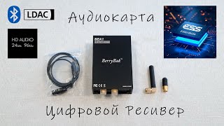 Цифровой аудиоресивер для дома и машины с LDAC BerryBak Bea1