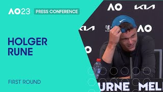 Holger Rune Press Conference | Australian Open 2023 First Round