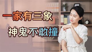 “一家有三象，神鬼不敢撞”，事关家庭兴旺，说的哪三象？