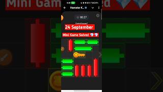 #24sept Today Mini Game | hamster Kombat Daily Combo card | hamster mini game 24 September