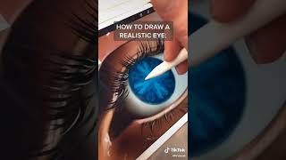 How to draw a digital realistic eye