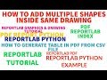 REPORTLAB|REPORTLAB PYTHON TUTORIAL|How To Add Multiple Shapes in Pdf File Using Python|PART:38