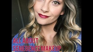 SeneGence Full Face of Makeup! LipSense, Makesense, Shadowsense Talk through and Application