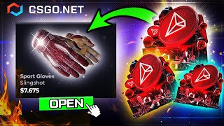 CSGONET I TRIED ALL EXCLUSIVE CASES! Mycsgo Csgonet промокод Promo Code