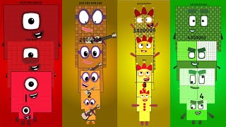 Expanded Version of Most Largest All stars: Numberblocks Band Re-Take (1-1T) Full Update Version VIP