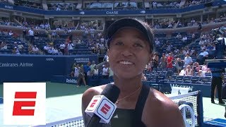 2018 US Open interview: Naomi Osaka after advancing to first major semifinal | ESPN