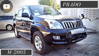 Toyota Prado 2005 model in black colour now available at harab motors tz