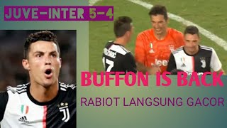 juve vs inter 1-1 (4-3) buffon save, legend is back