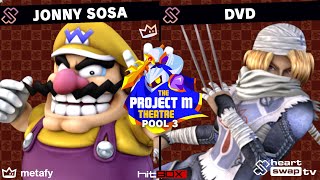 Project M Theatre - Jonny Sosa (Wario) Vs. dvd (Sheik) - Pool 3