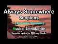 (Karaoke Version) Always Somewhere | Scorpions | Karaoke Lyrics by CS Ling Studio