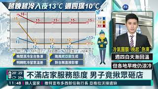 不滿店家服務態度 男子竟揪眾砸店｜華視新聞 20211130