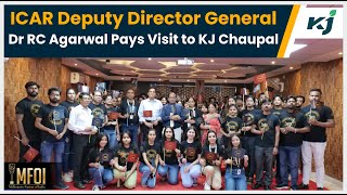 ICAR Deputy Director General Dr RC Agrawal Pays Visit to KJ Chaupal