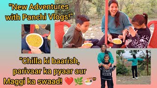 फैमिली के साथ चाय पार्टी चिल्ला में #trending #viralvideo #forest #panchivlog-y1e