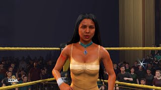 Pocahontas vs WheezyBlonde - Wrestling At The Chase WWE 2K24