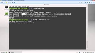 Linux Mint Shell Scripting untuk pemula Part 2