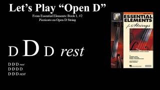 Let's Play "Open D" (#2) from Essential Elements for Strings
