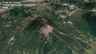 Volcán del Fuego, Guatemala - Earth Timelapse