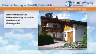 Tirol: Familienfreundliche Ferienwohnung, mitten im Wander- und - FeWo-direkt.de Video