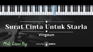Surat Cinta Untuk Starla – Virgoun (KARAOKE PIANO - MALE LOWER KEY)